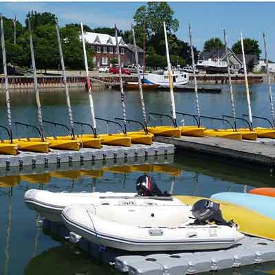 Rowing Docks & Jet Ski Launching Systems for construction and supplies